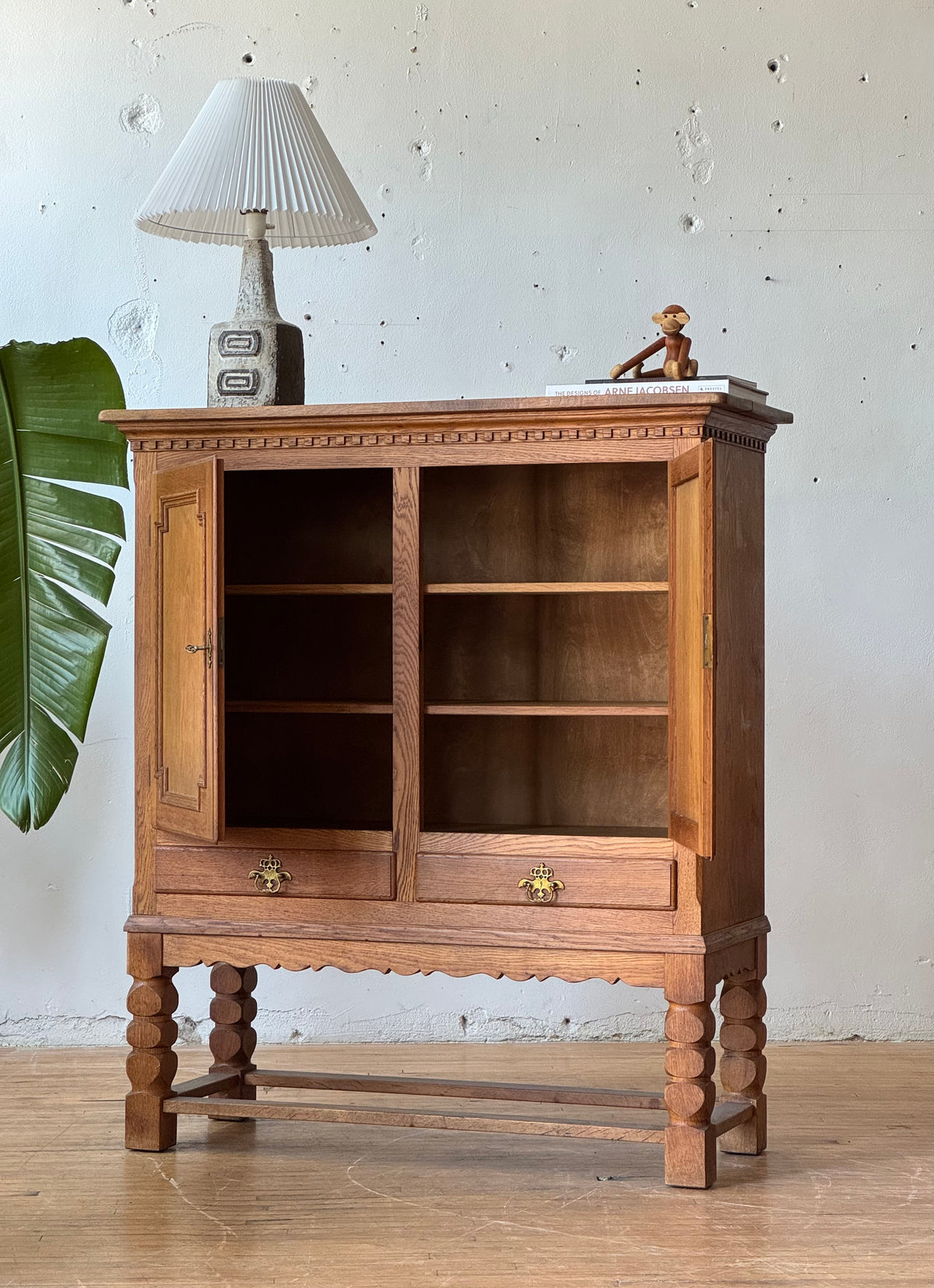 Danish Cabinet In Oak Designed by Henning Kjaernulf #3706