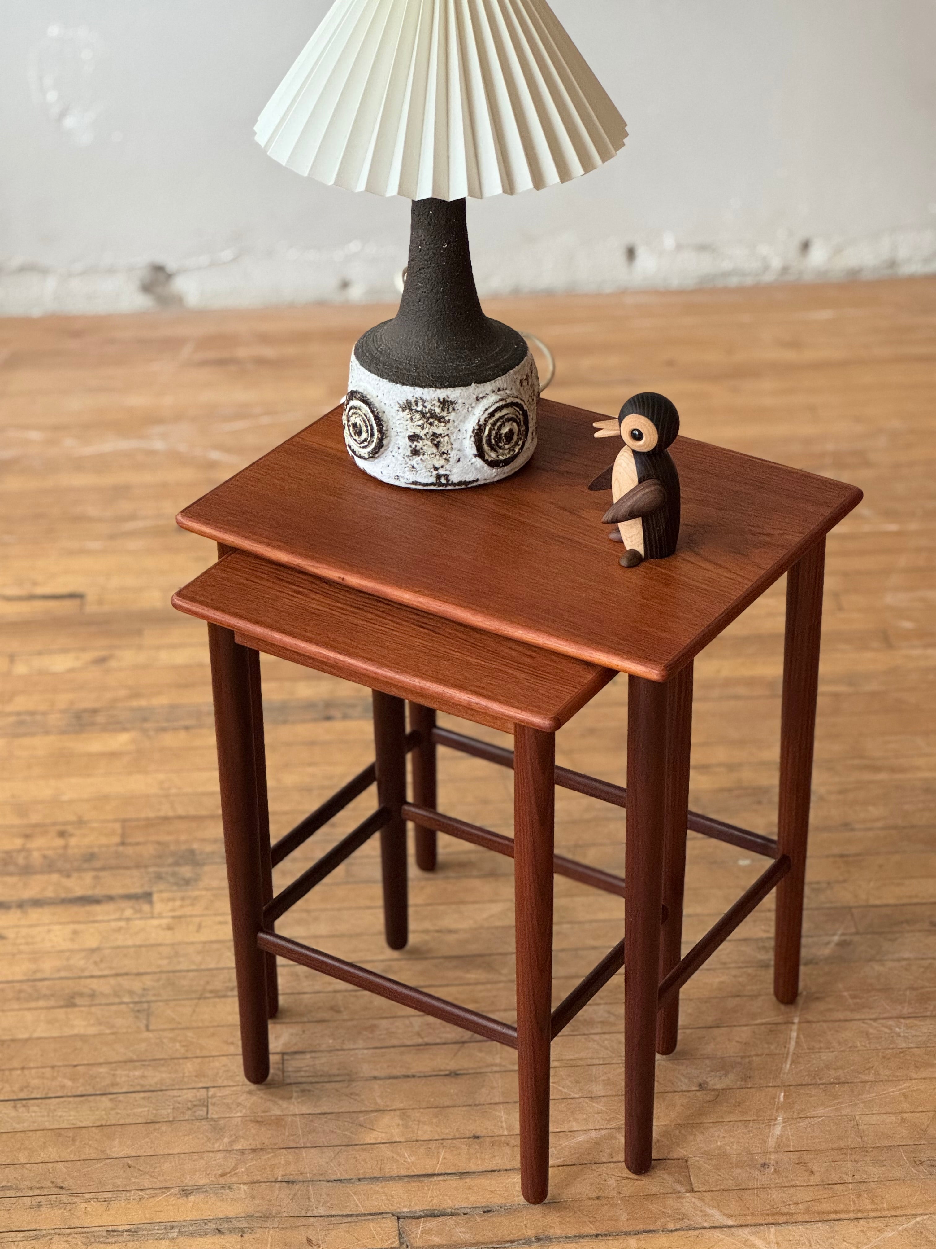 Danish ModernTeak Nesting Tables #2279