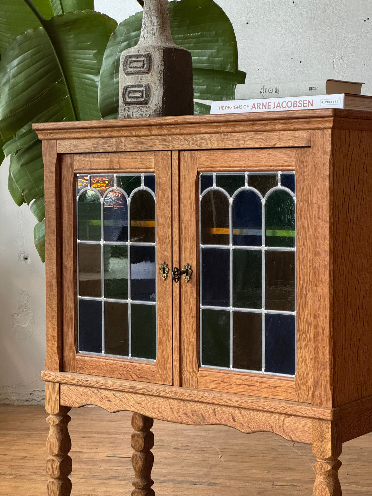 Oak & Glass Cabinet by Henning Kjaernulf