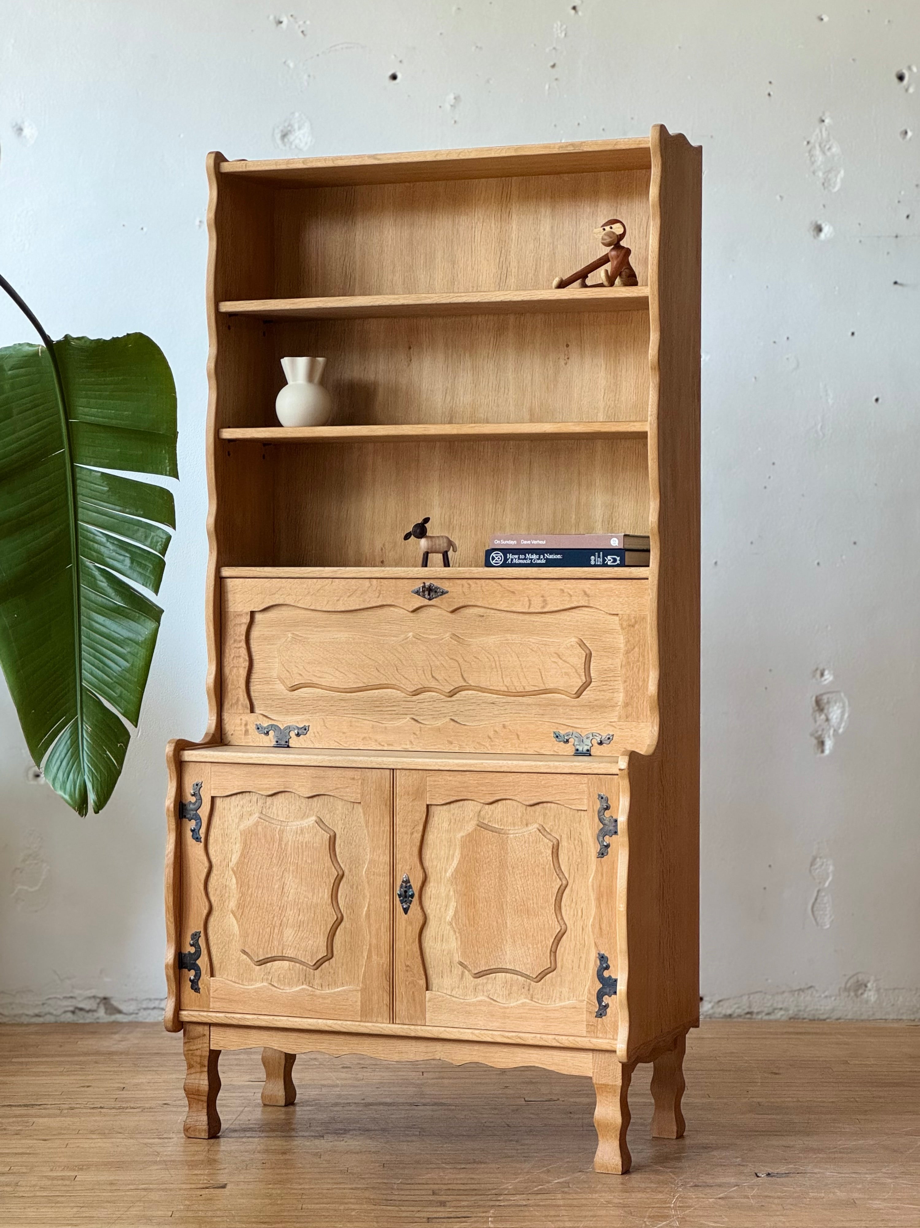Danish Bookshelf in Oak Designed by Henning Kjaernulf #3696