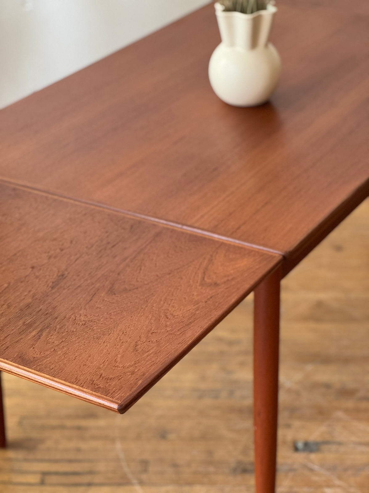Danish Draw Leaf Dining Table in Teak