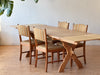 Danish Dining Table In Oak Designed By Henning Kjaernulf #578