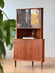 Danish Teak Corner Cabinet #3601