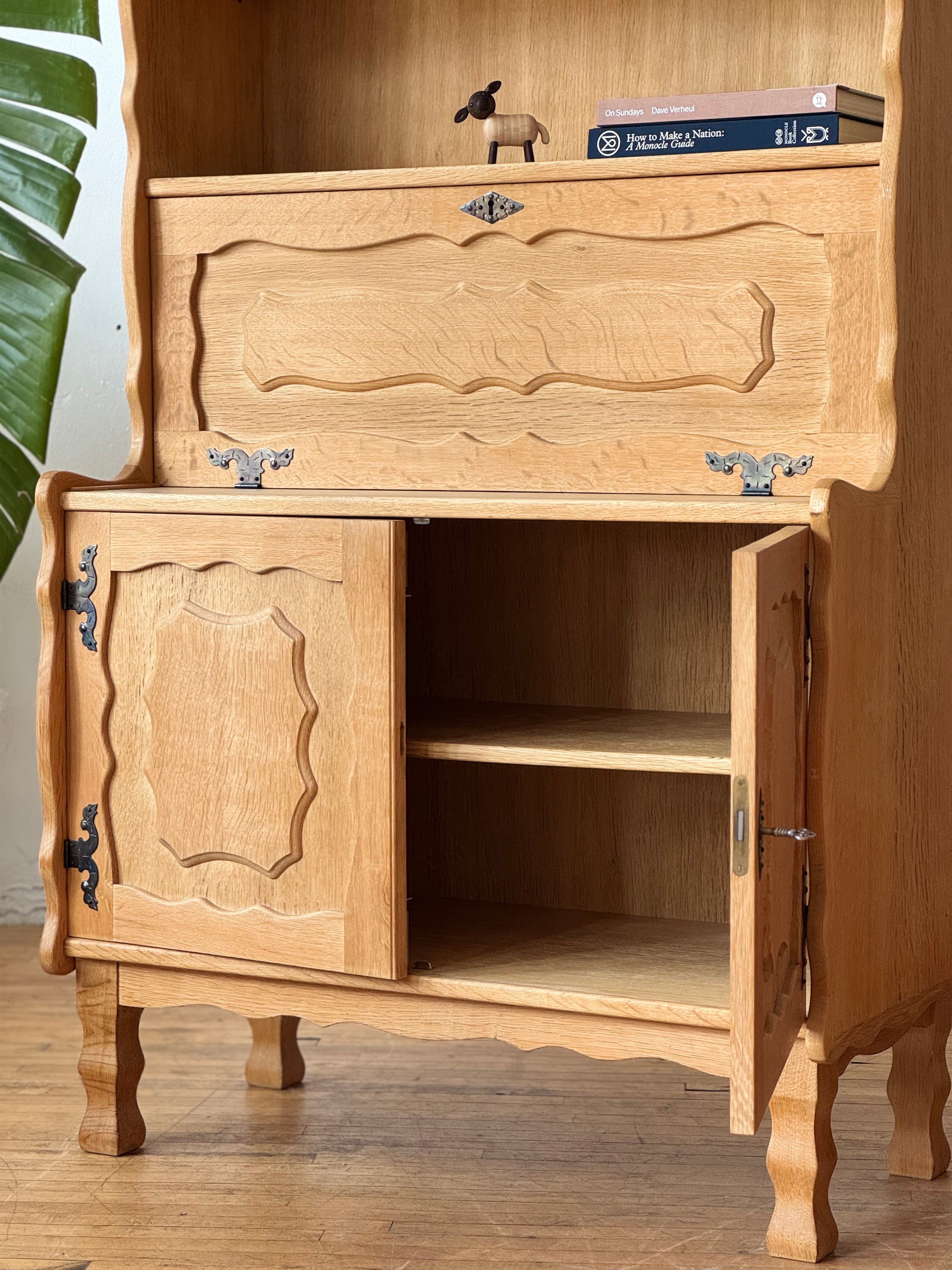 Danish Bookshelf in Oak Designed by Henning Kjaernulf #3696