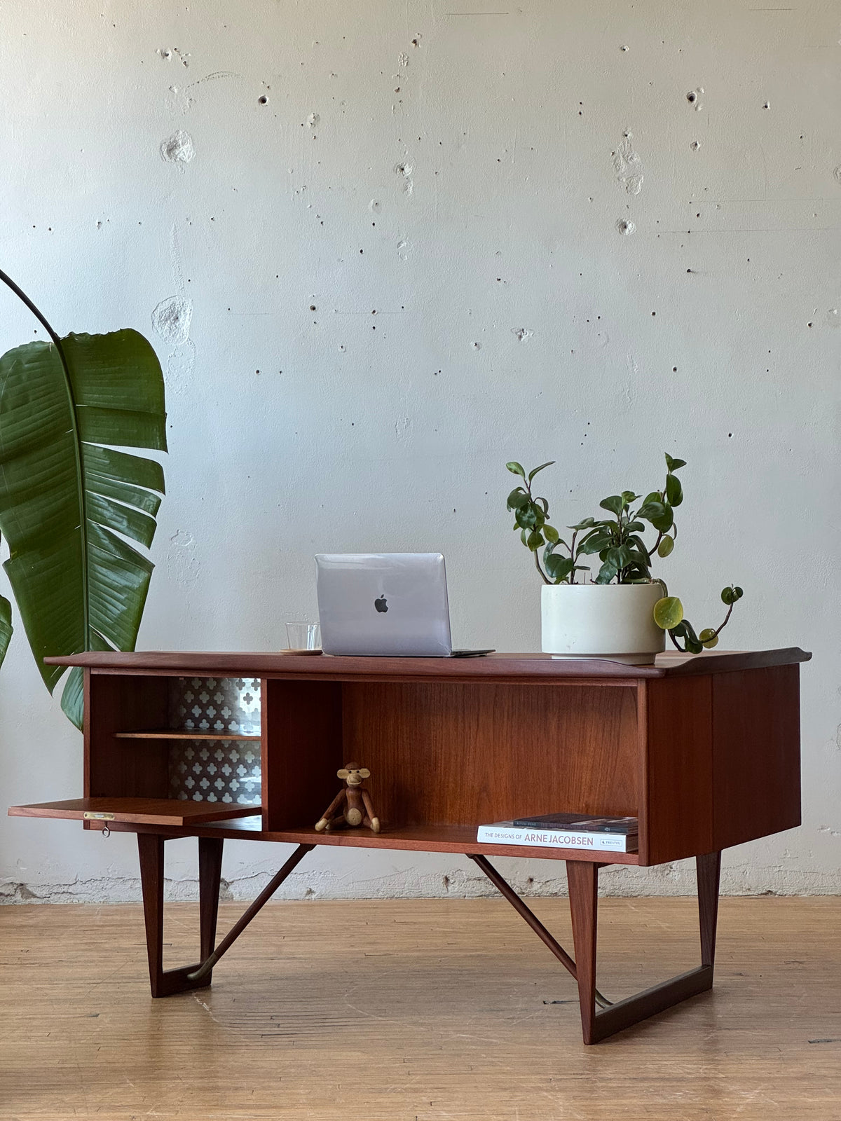 Danish Desk In Teak Designed by Peter Lovig Nielsen