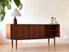 Mid-Century / Danish Modern Walnut Sideboard / Credenza Designed By Nils Jonsson For Troeds