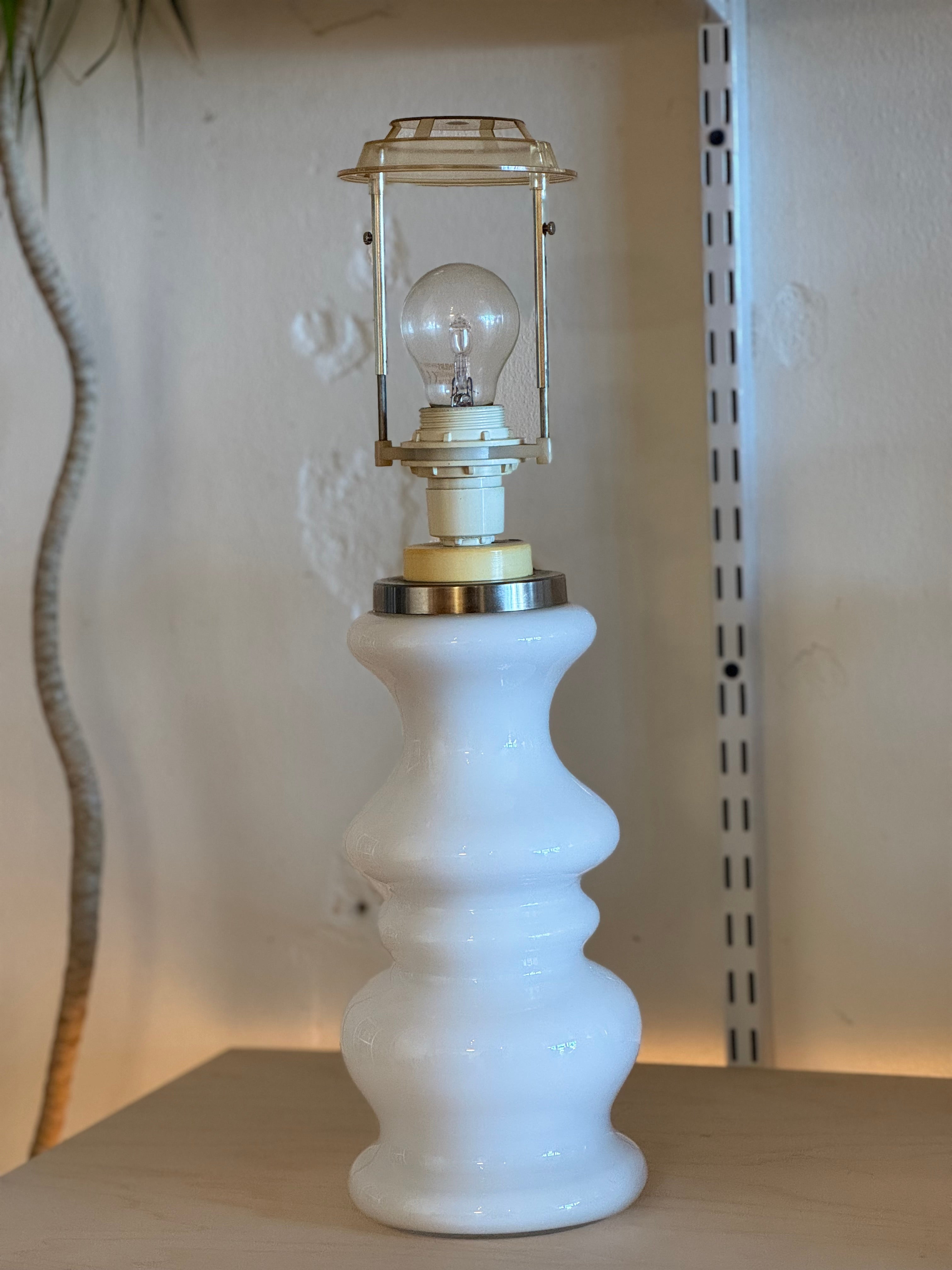 Vintage Danish glass Holmegaard  Lamp #1705