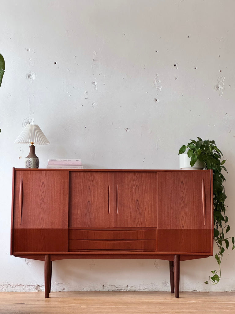 Danish Modern Highboard in Teak #135