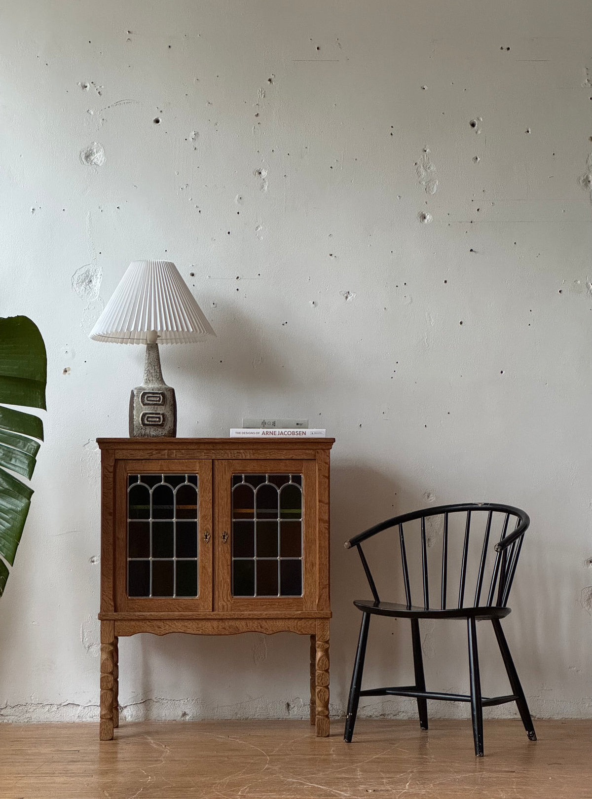 Oak & Glass Cabinet by Henning Kjaernulf