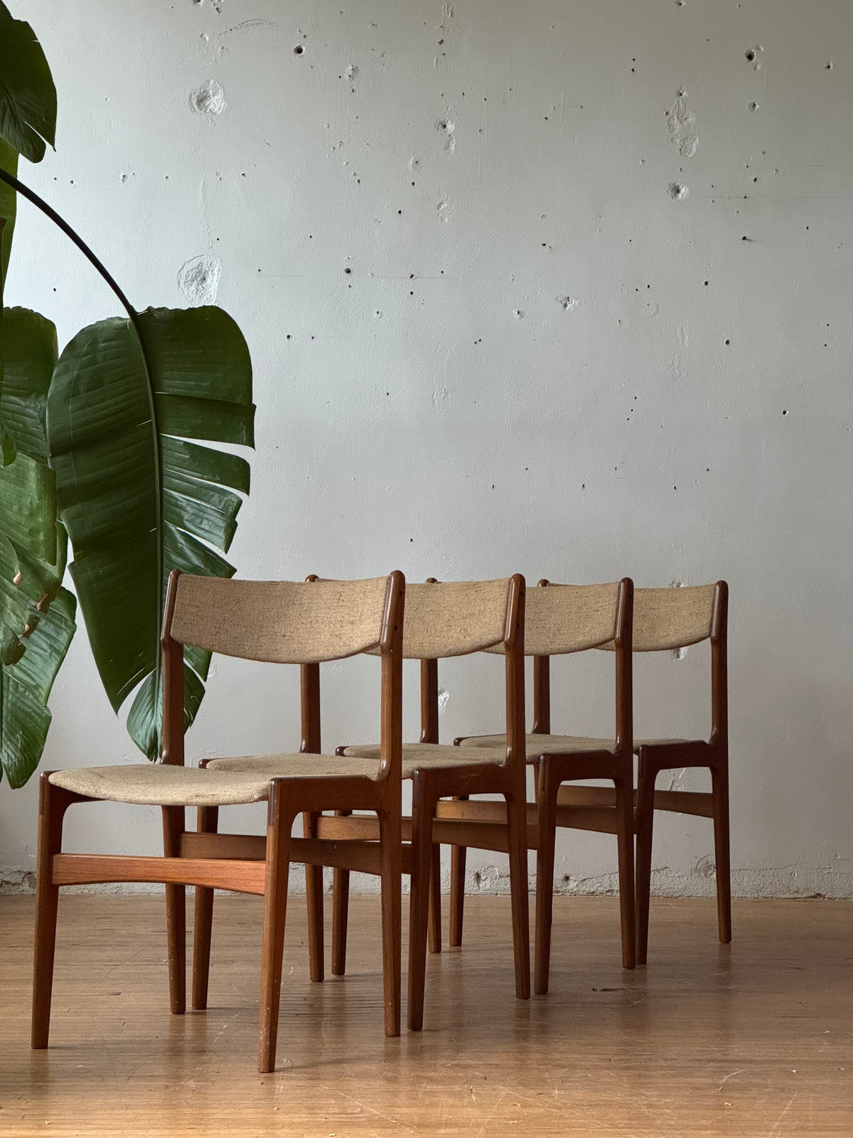 Set of 4 Erik Buch Danish Dining Chairs in Teak