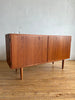 Danish Teak Sideboard with Locking Doors #211