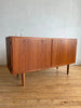 Danish Teak Sideboard with Locking Doors #210