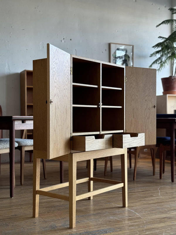 Danish Dry Bar / Cabinet In Oak