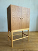 Danish Oak Bar Cabinet #159