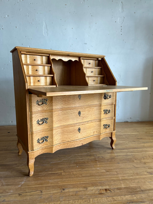 Oak Secretary Desk in the Style of Henning Kjaernulf #37