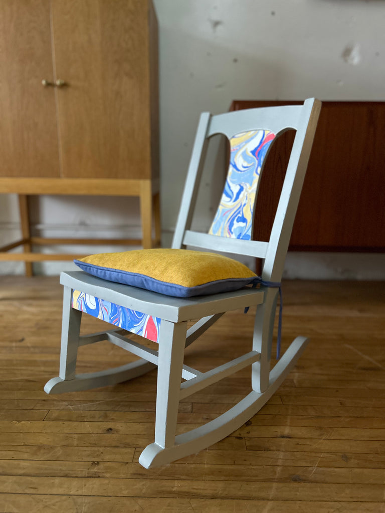 Child’s Rocking Chair with Custom Cushion