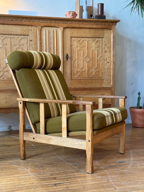 Danish Lounge Chair in Oak #2