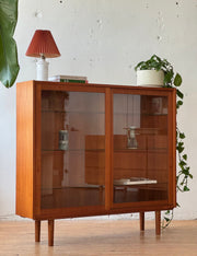 Walnut & Glass Cabinet by Carlo Jensen