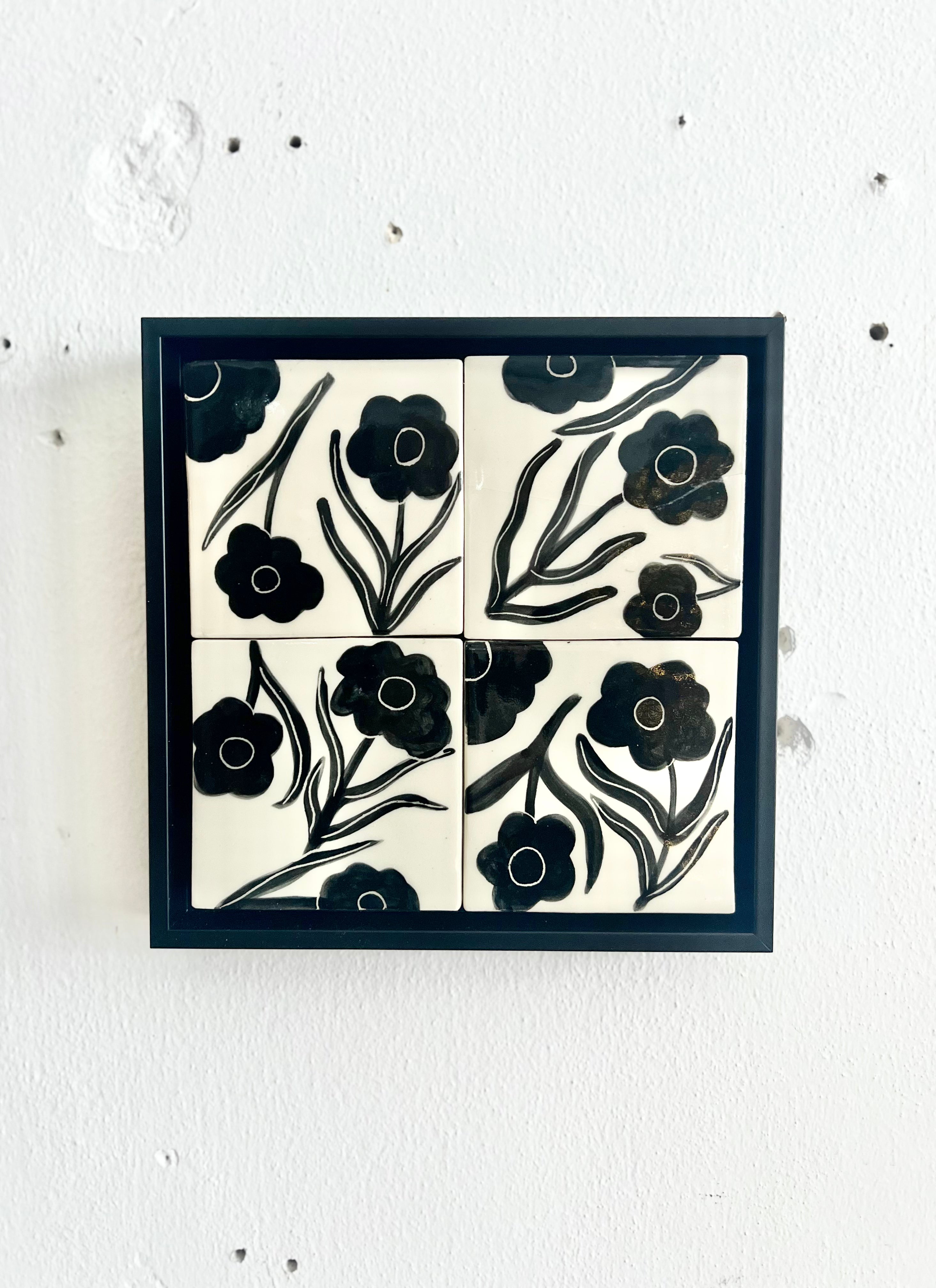 Ceramic Tile Wall Hanging by Susan Balto & Bob Jappe