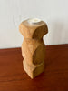 Oak Tea Light Candle Pedestal