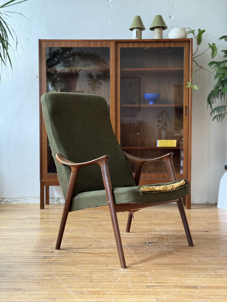 High Back Norwegian Lounge Chair Designed by Ingmar Relling