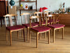 Set of 6 Danish dining chairs in oak #1