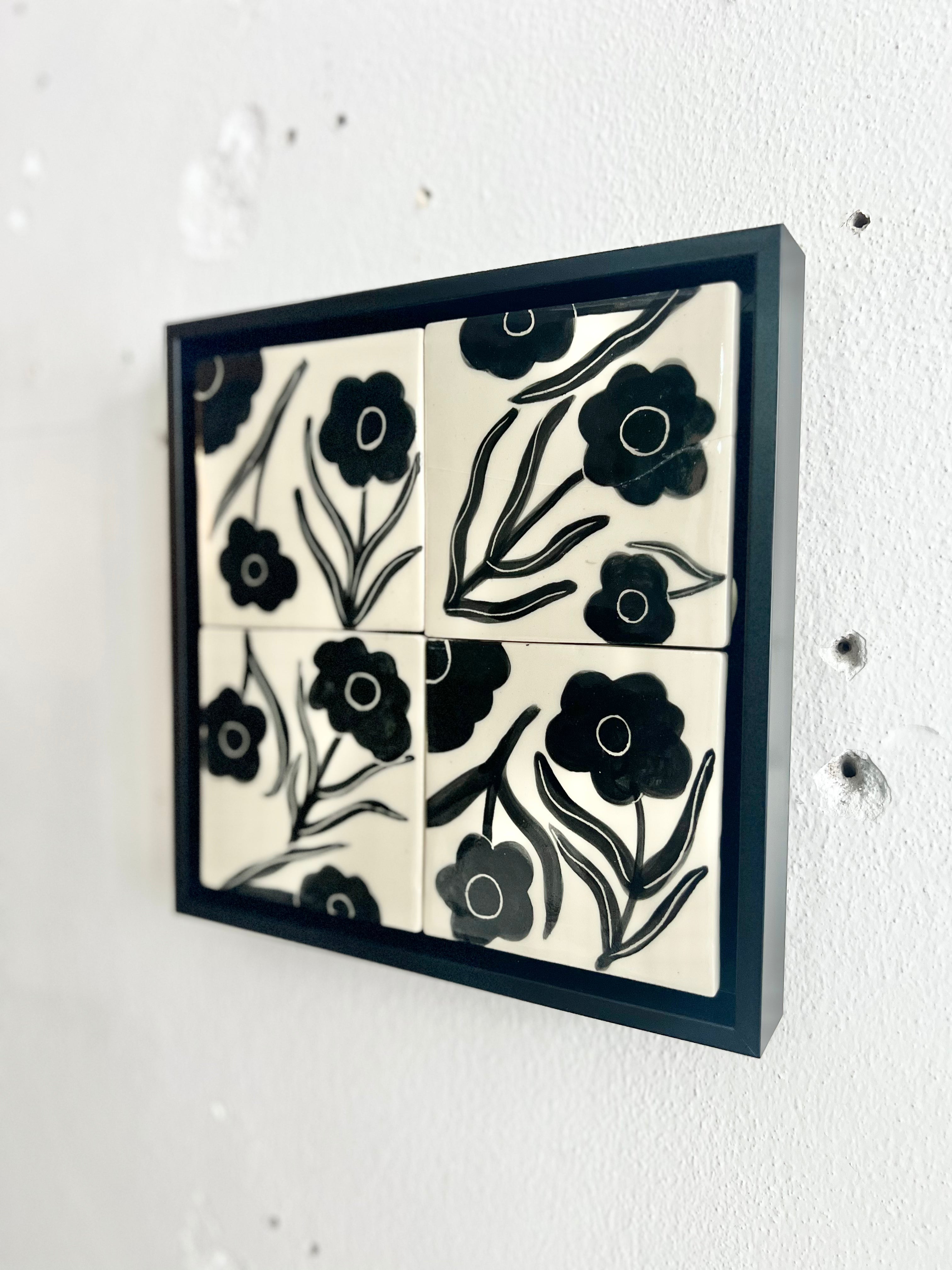 Ceramic Tile Wall Hanging by Susan Balto & Bob Jappe