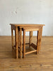 Set of Oak Nesting Tables in the Style of Henning Kjaernulf #45 - On Hold