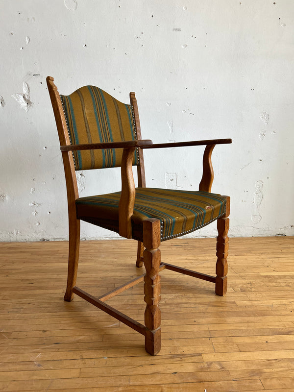 Oak Side Chair in the Style of Henning Kjaernulf #2