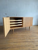 Danish Modern Sideboard with Locking Doors in Oak #105