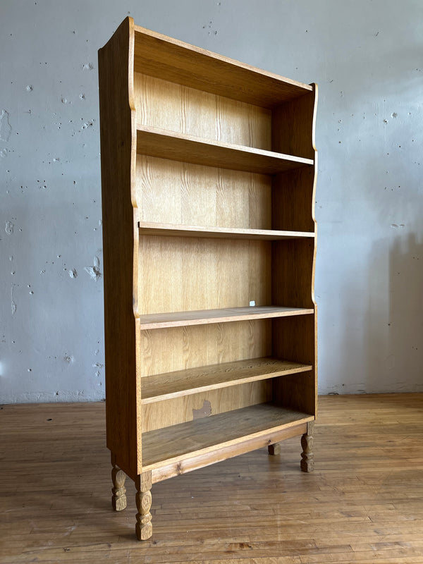 Danish Oak Bookshelf in the Style of Henning Kjaernulf #63