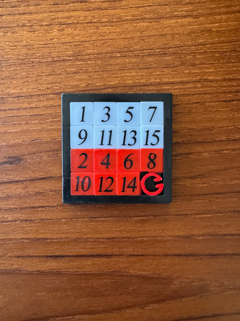 Classic Number Slide Puzzle