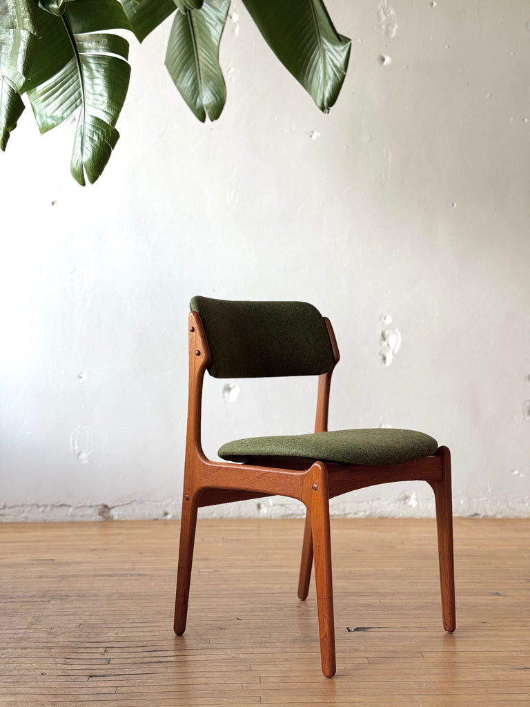 Danish Teak Side Chair by Erik Buch