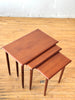 Danish Teak Nesting Tables #282