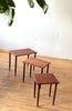 Danish Teak Nesting Tables #282