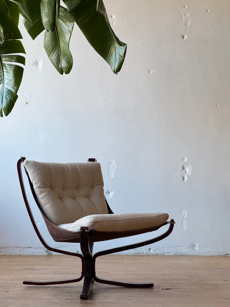 Mid-Century Modern Norwegian "Falcon Chair" by Sigurd Ressel