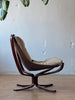 Mid-Century Modern Norwegian "Falcon Chair" by Sigurd Ressel