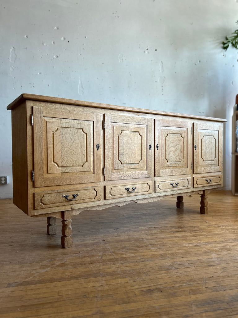 Danish Oak Sideboard Designed By Henning Kjaernulf #31