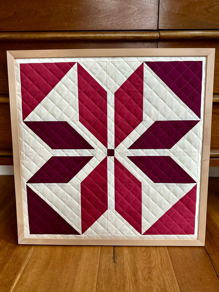 Holiday Star Wall Hanging by Lisa Marie Quilts