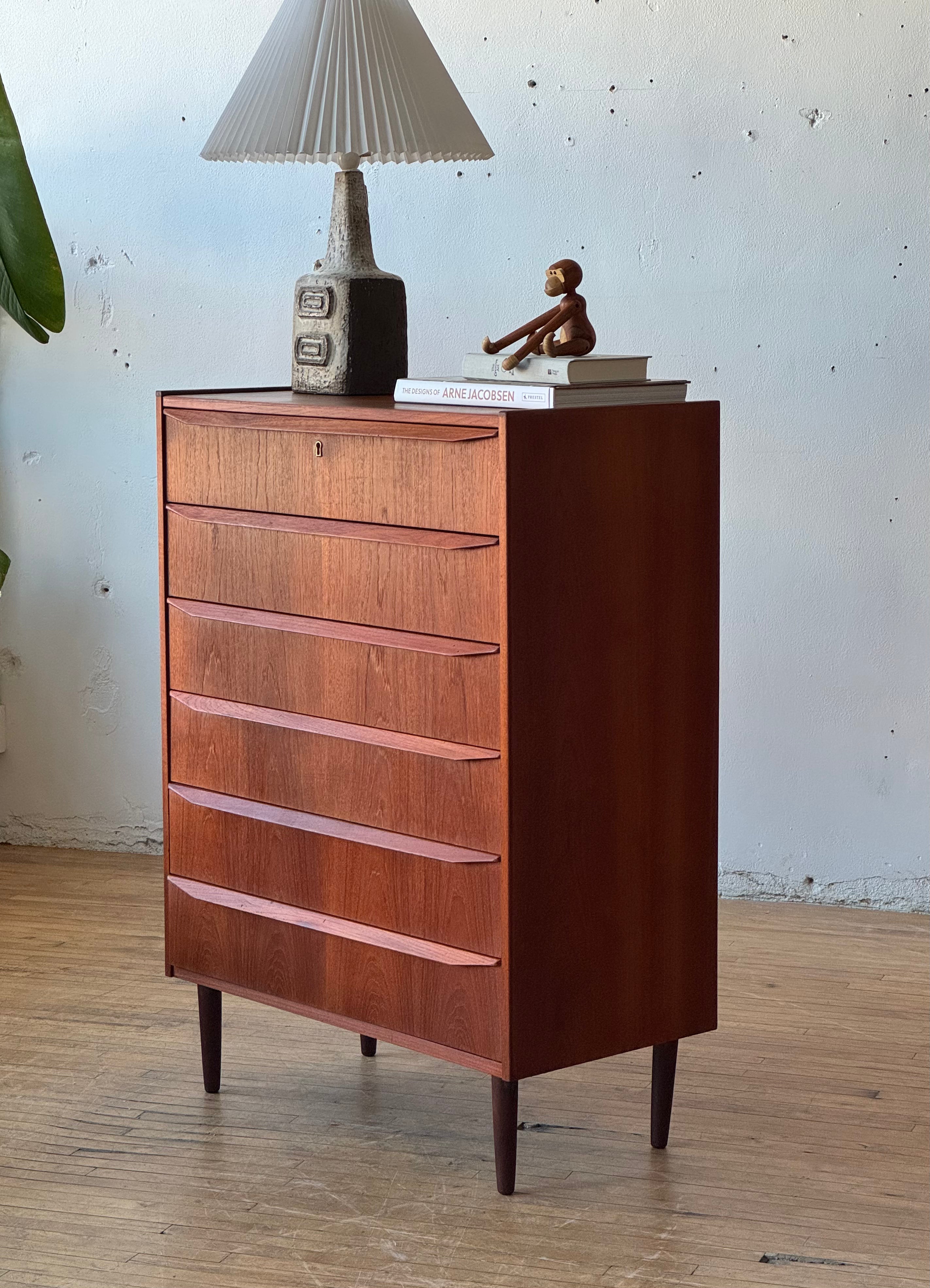 Danish Teak Chest of Drawers #2327