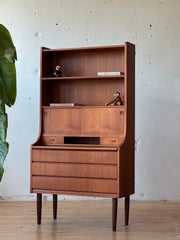Danish Modern Bookshelf / Secretary in Teak