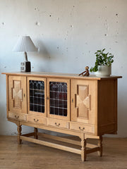 Oak & Glass Highboard by Henning Kjaernulf #3693