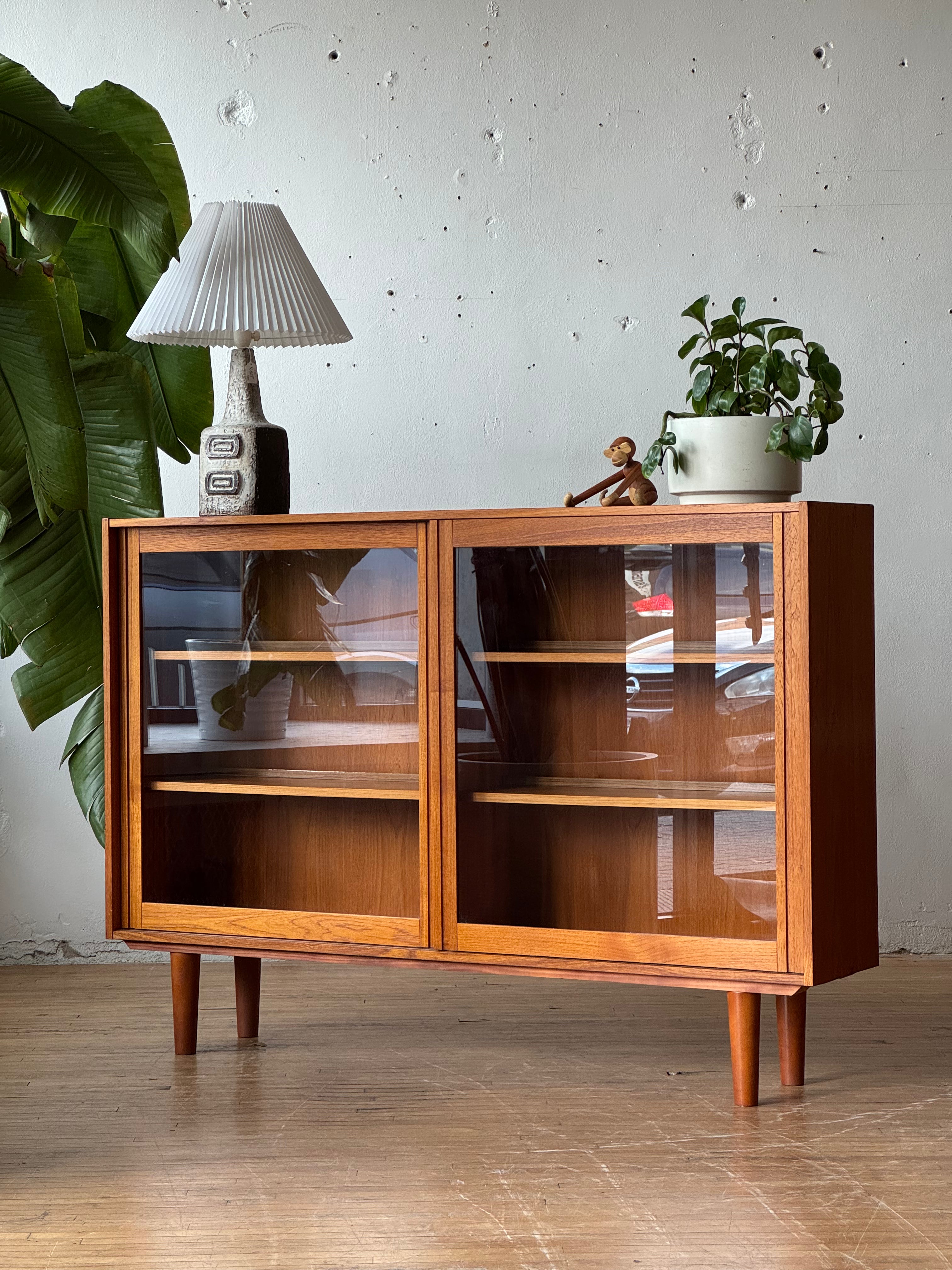Danish Teak & Glass Cabinet