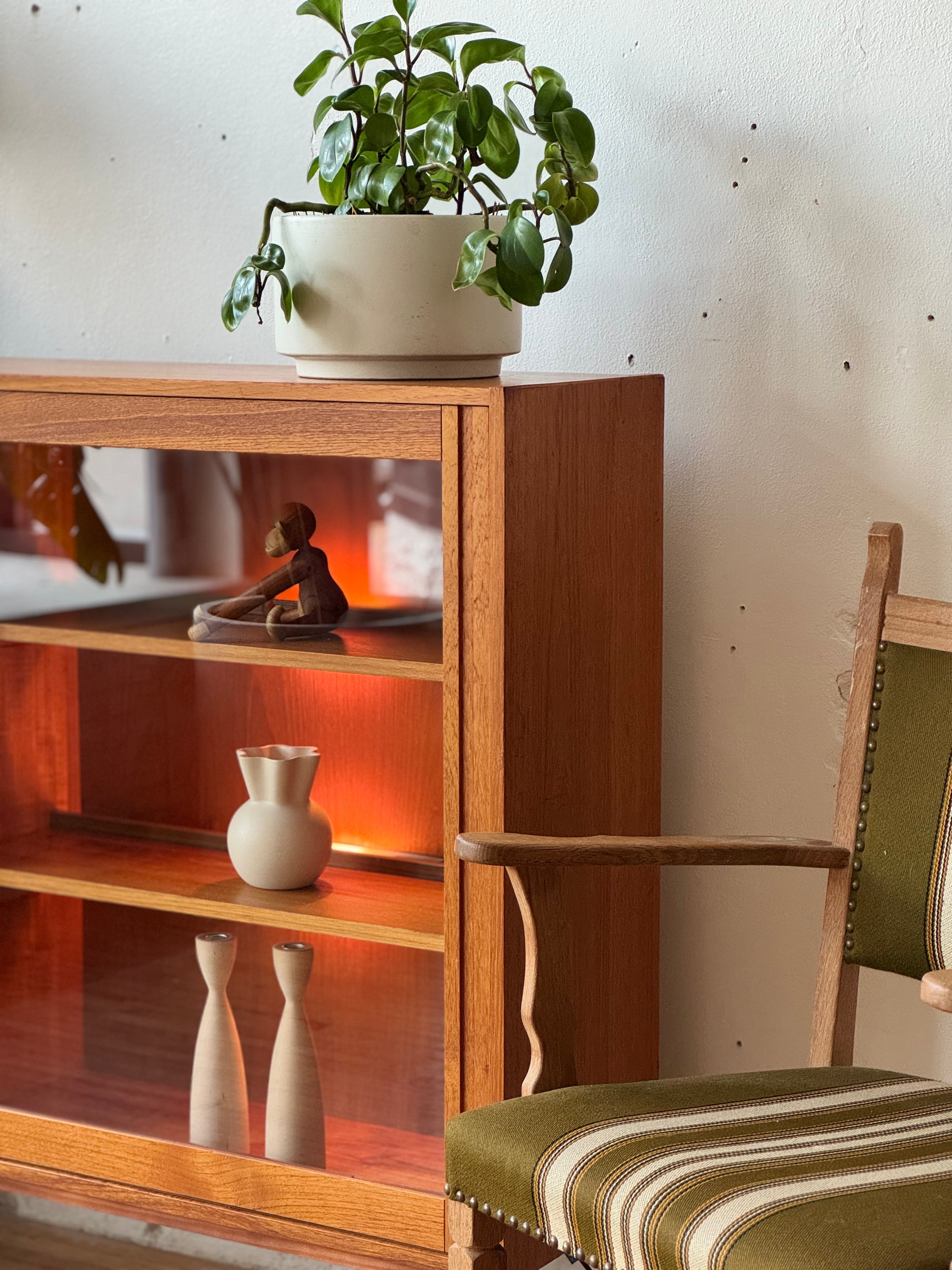 Danish Teak & Glass Cabinet