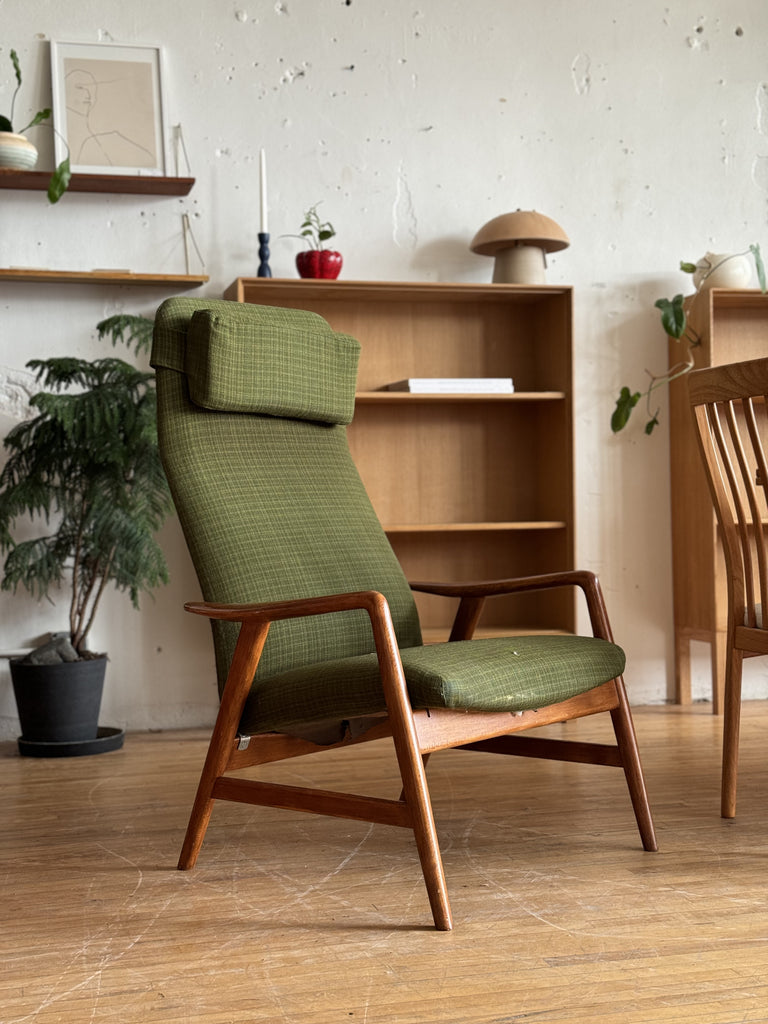 Highback Reclining Lounge Chair by Alf Svensson for Fritz Hansen