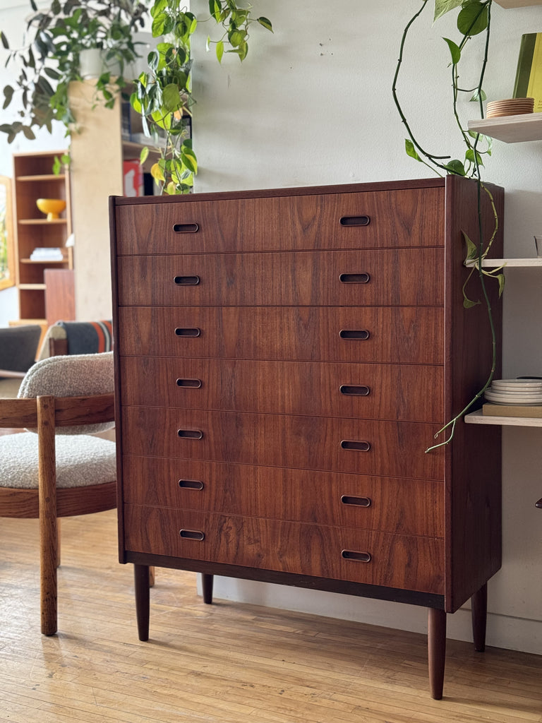 Large Teak Chest of Drawers #244