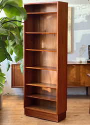 Tall Danish Teak Bookshelf by Carlo Jensen for Hundevad