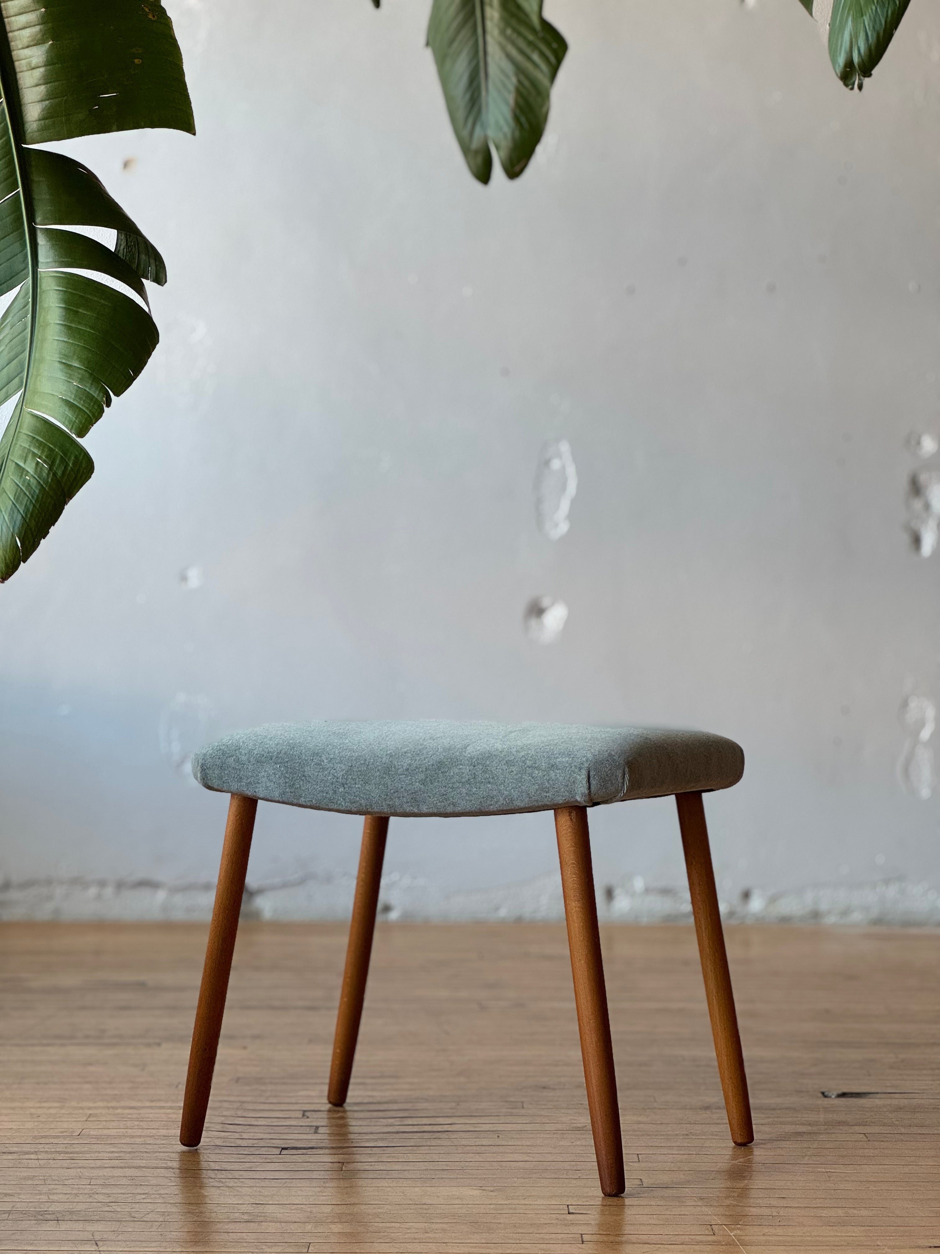 Danish Beech Ottoman / Stool