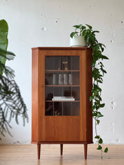 Danish Teak Corner Cabinet #1597