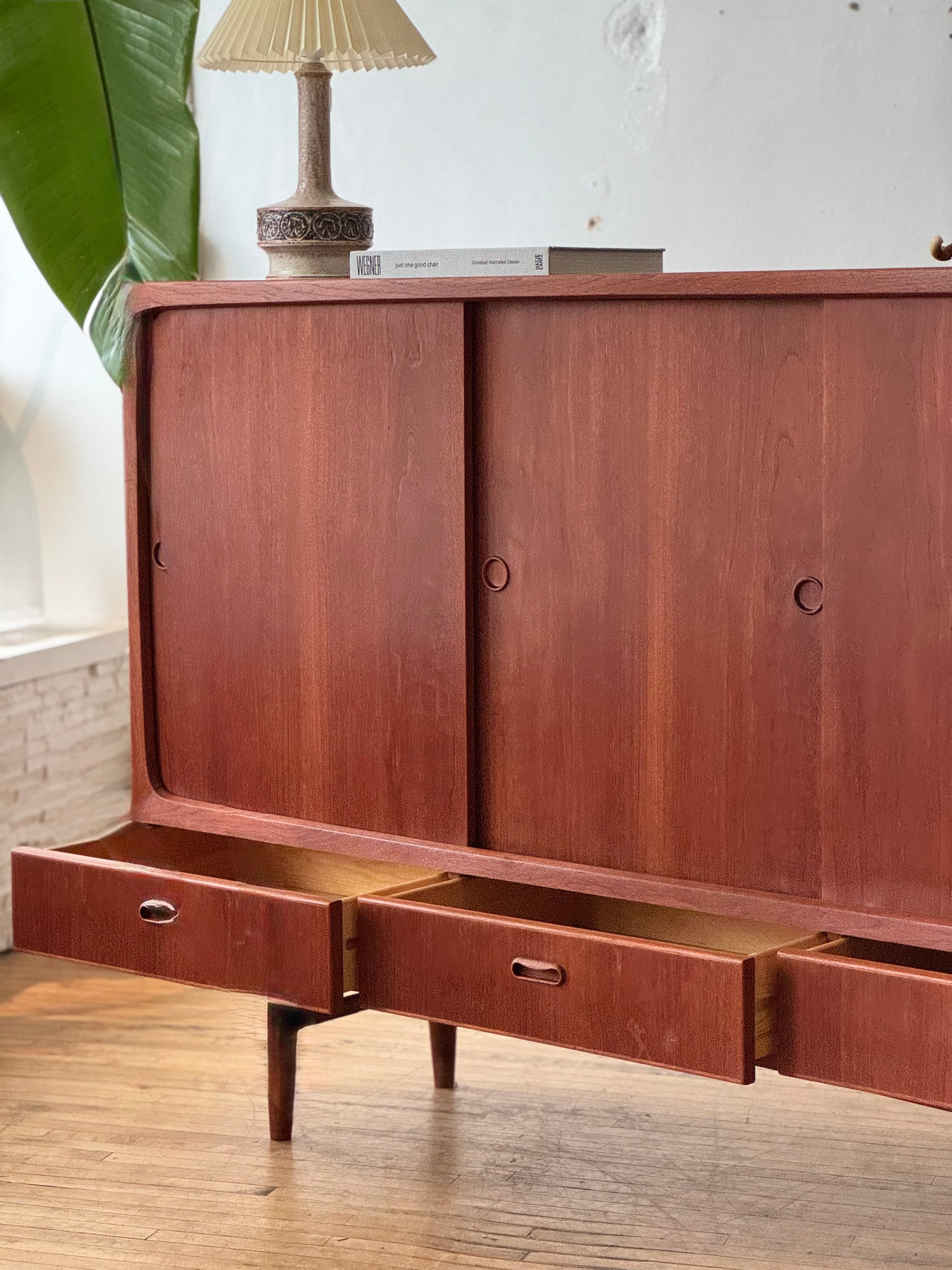Danish Modern Highboard in Teak #574